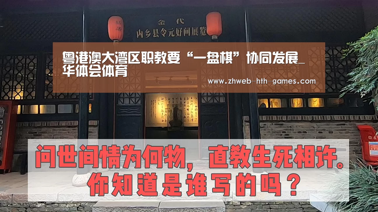 粤港澳大湾区职教要“一盘棋”协同发展_华体会体育(图4) 华体会体育